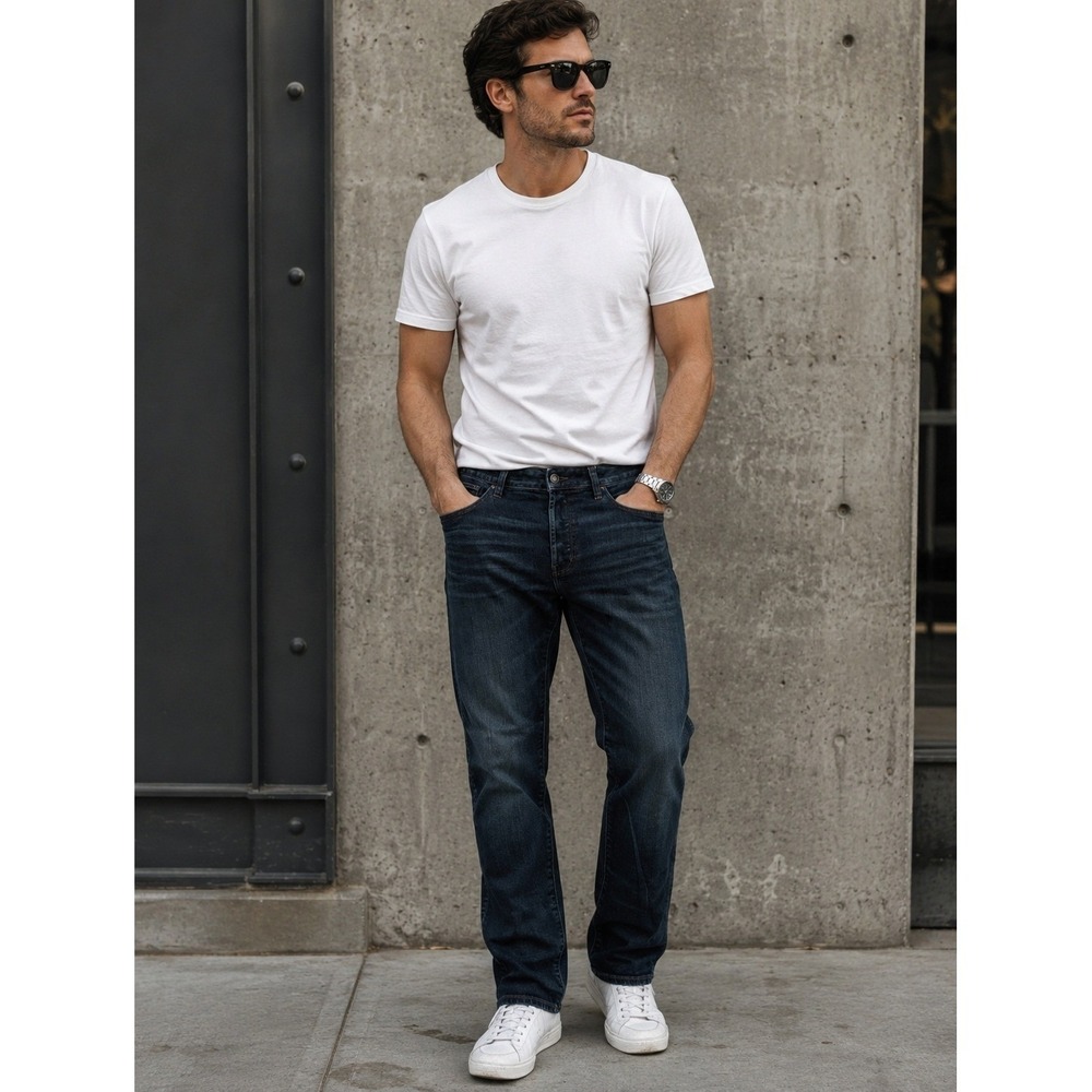 G-Star RAW 3301 Deconstructed Slim Jeans | Men's 34x32 | Dark Wash Denim